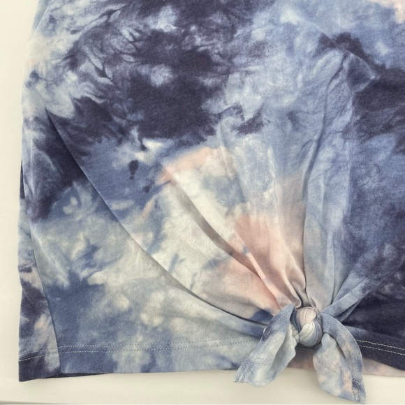 Abercrombie Kids Tank Top Purple Tie-Dye Knotted Front Girl’s 13/14 - Picture 2 of 4